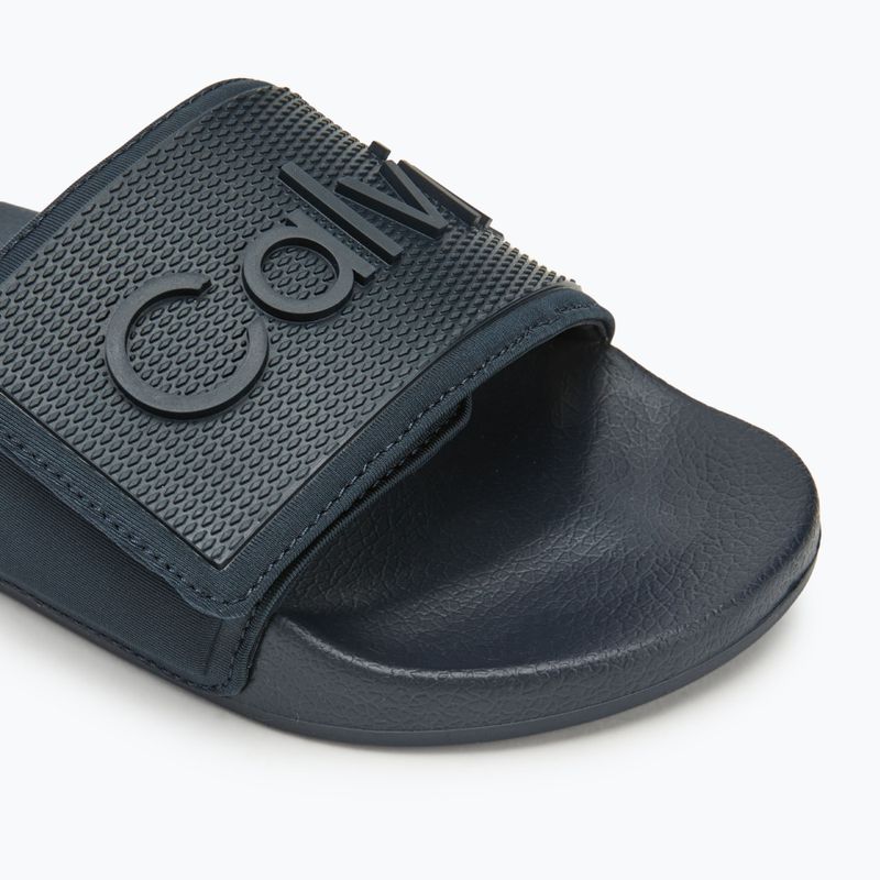 Calvin Klein men's slides HM0HM01437 Adj Pool Slide TPU calvin navy 7