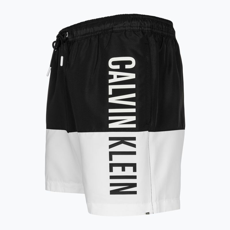 Men's Calvin Klein Medium Drawstring-Block swim shorts black 3