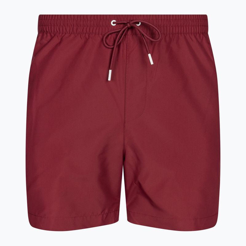 Men's Calvin Klein Medium Drawstring swim shorts cordovan