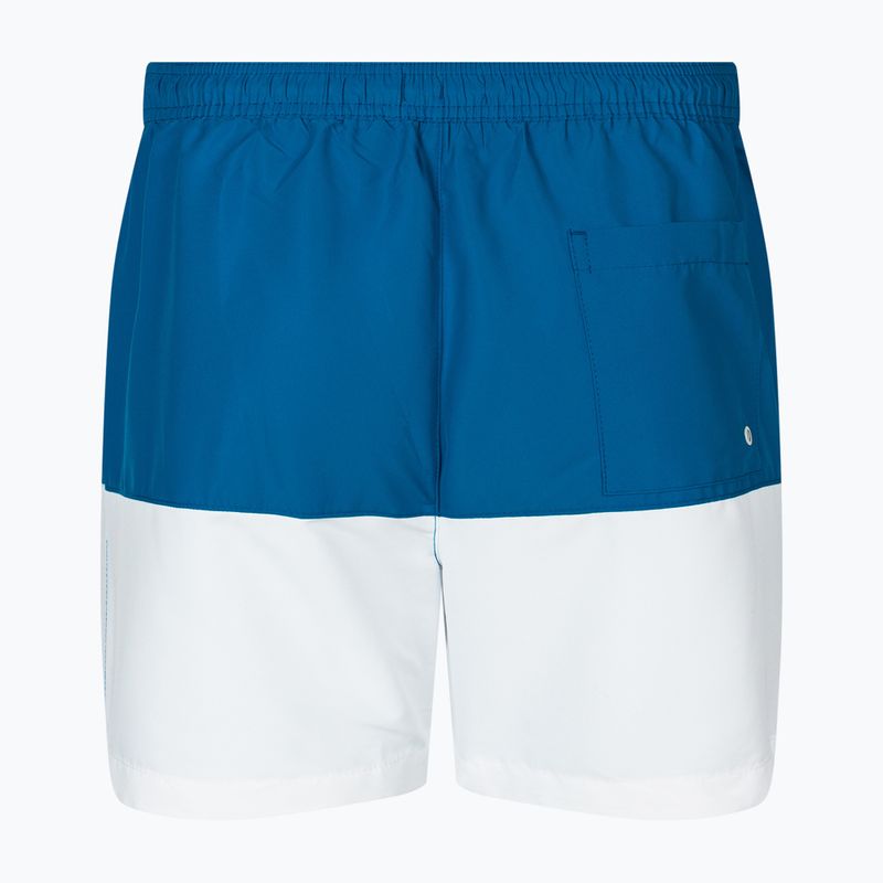 Men's Calvin Klein Medium Drawstring-Block swim shorts faience blue 2