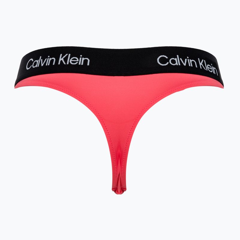 Calvin Klein Thong swimsuit bottom calypso coral 2