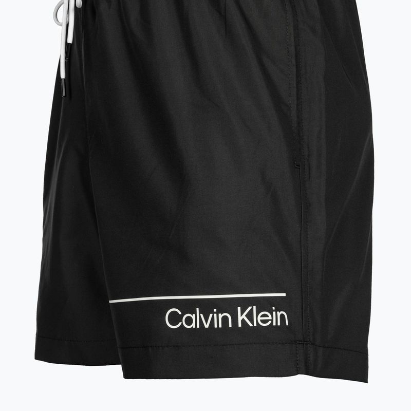 Men's Calvin Klein Medium Double black swim shorts 3