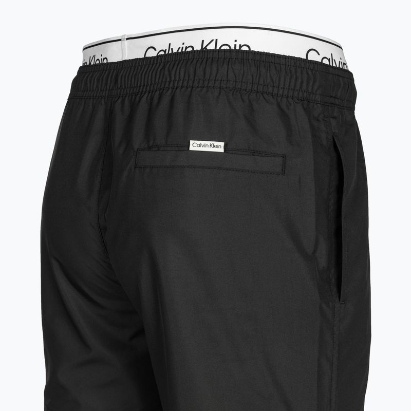 Men's Calvin Klein Medium Double black swim shorts 4