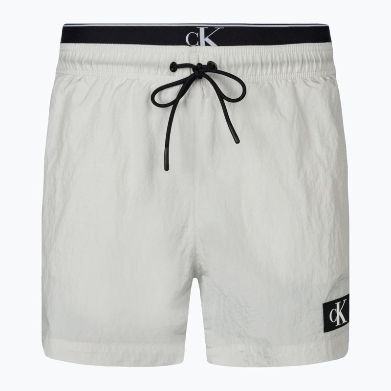 Men's Calvin Klein Medium Double WB nimbus cloud swim shorts