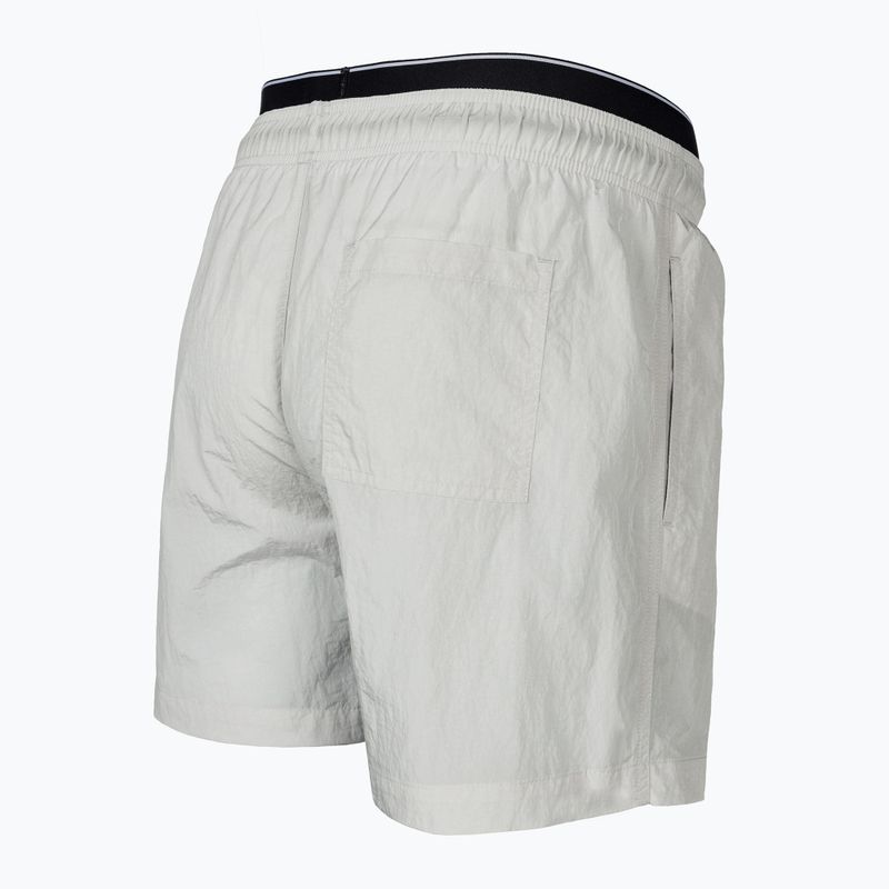 Men's Calvin Klein Medium Double WB nimbus cloud swim shorts 4