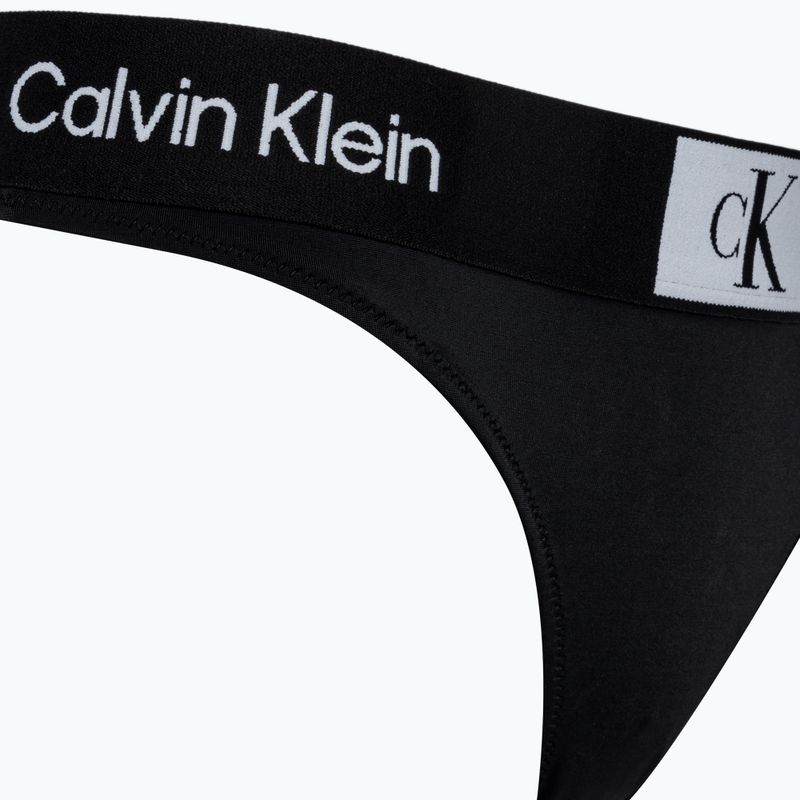 Calvin Klein Thong swimsuit bottom black 3