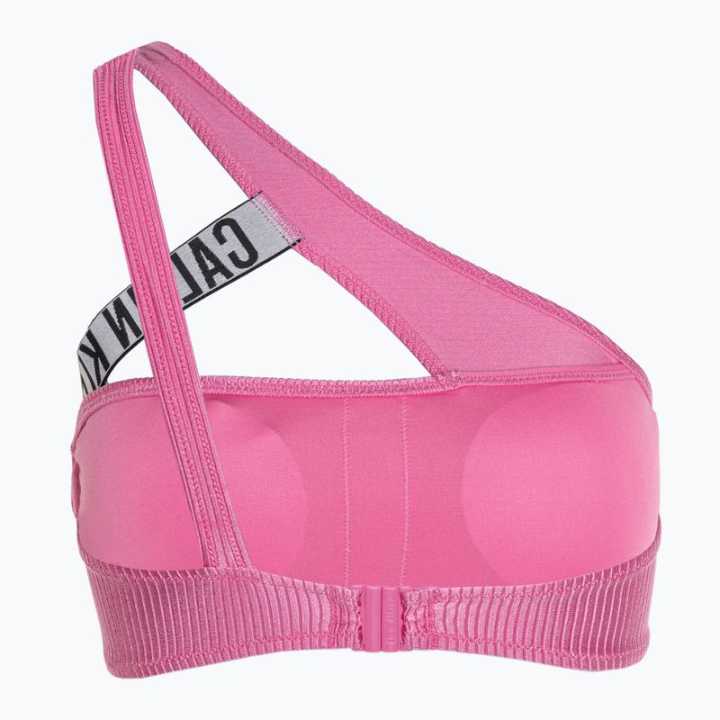 Calvin Klein swimsuit top One Shoulder Bralette-RP bold pink 2