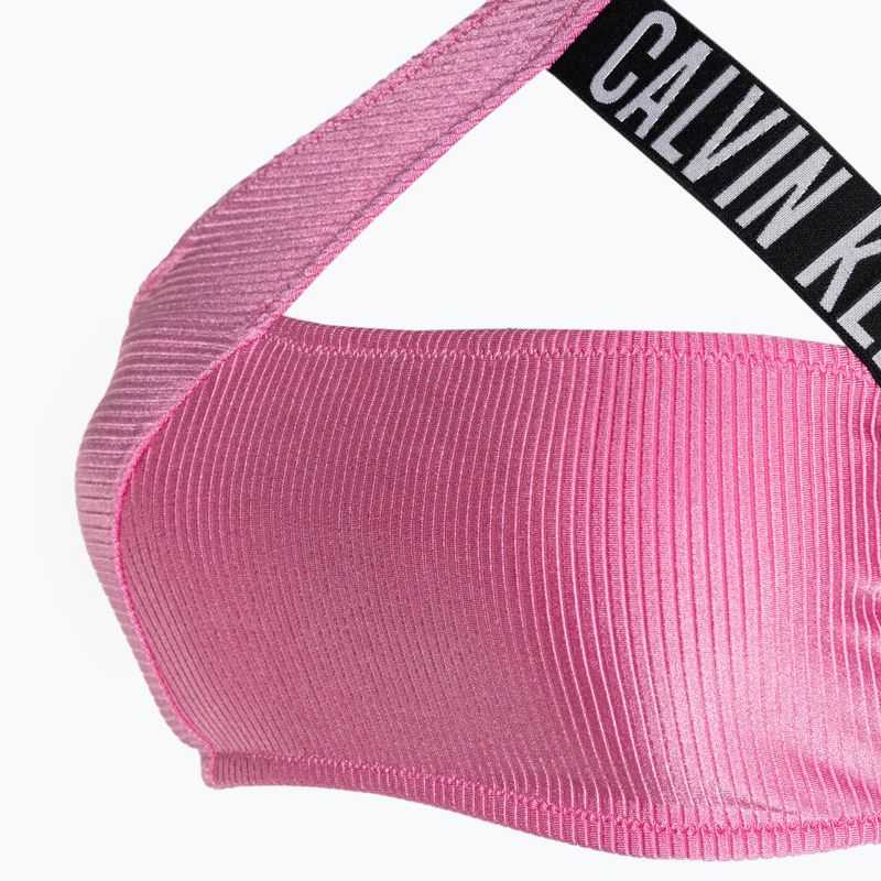 Calvin Klein swimsuit top One Shoulder Bralette-RP bold pink 3