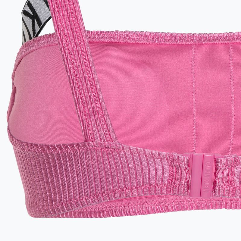 Calvin Klein swimsuit top One Shoulder Bralette-RP bold pink 4