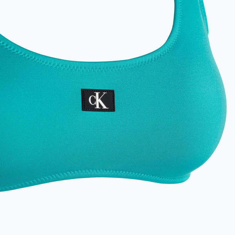Calvin Klein Bralette-RP swimsuit top blue ocean 3