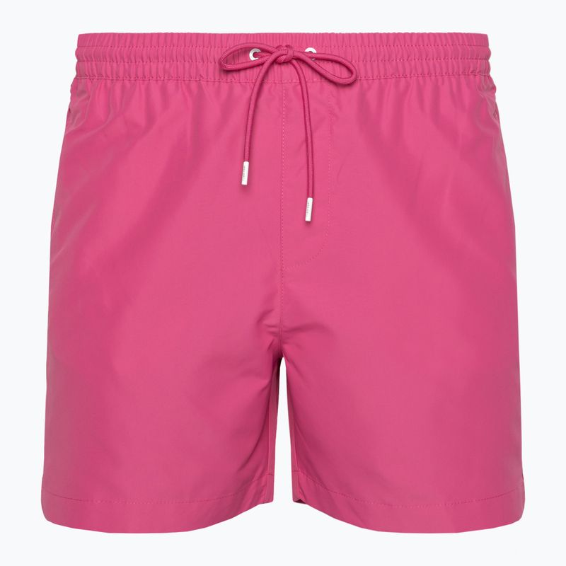 Men's Calvin Klein Medium Drawstring fuchsia fedora swim shorts