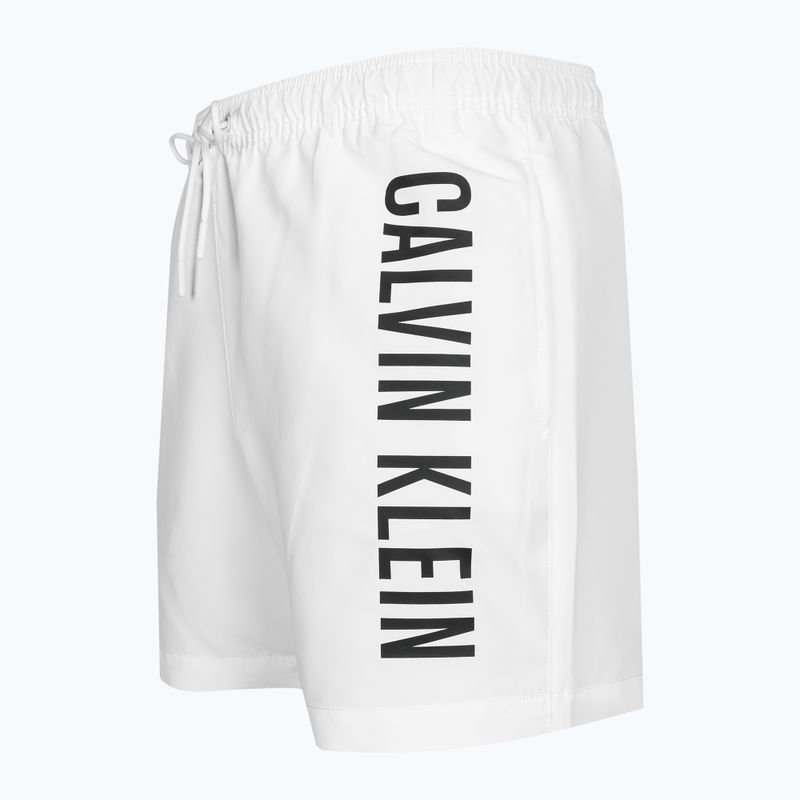 Men's Calvin Klein Medium Drawstring classic white swim shorts 3