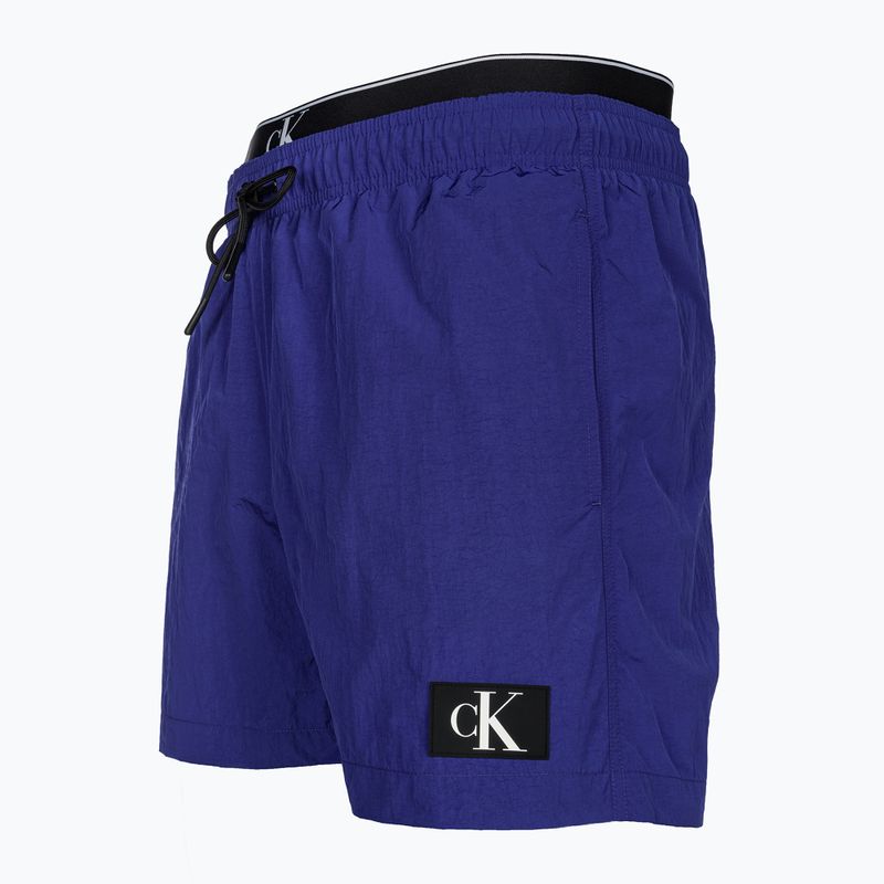 Men's Calvin Klein Medium Double WB swim shorts midnight lagoon 3