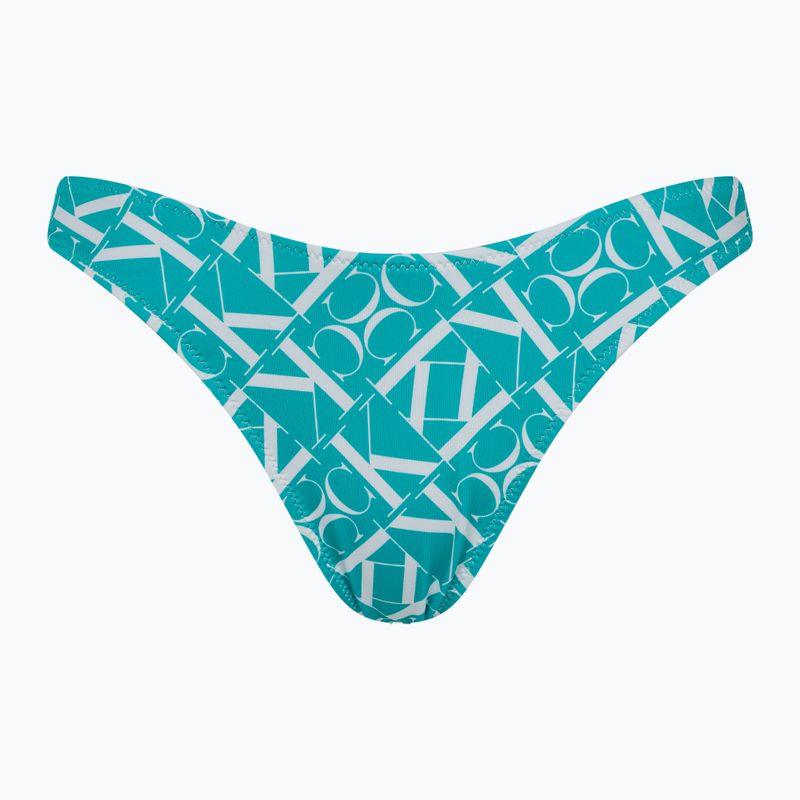 Calvin Klein Cheeky Bikini Bottom Print monogram blue