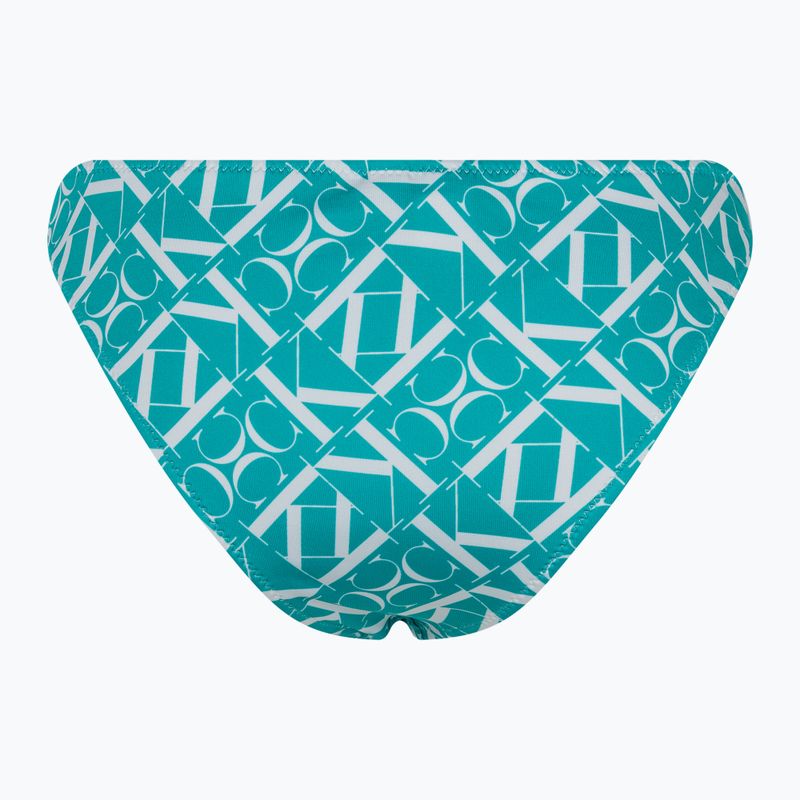 Calvin Klein Cheeky Bikini Bottom Print monogram blue 2