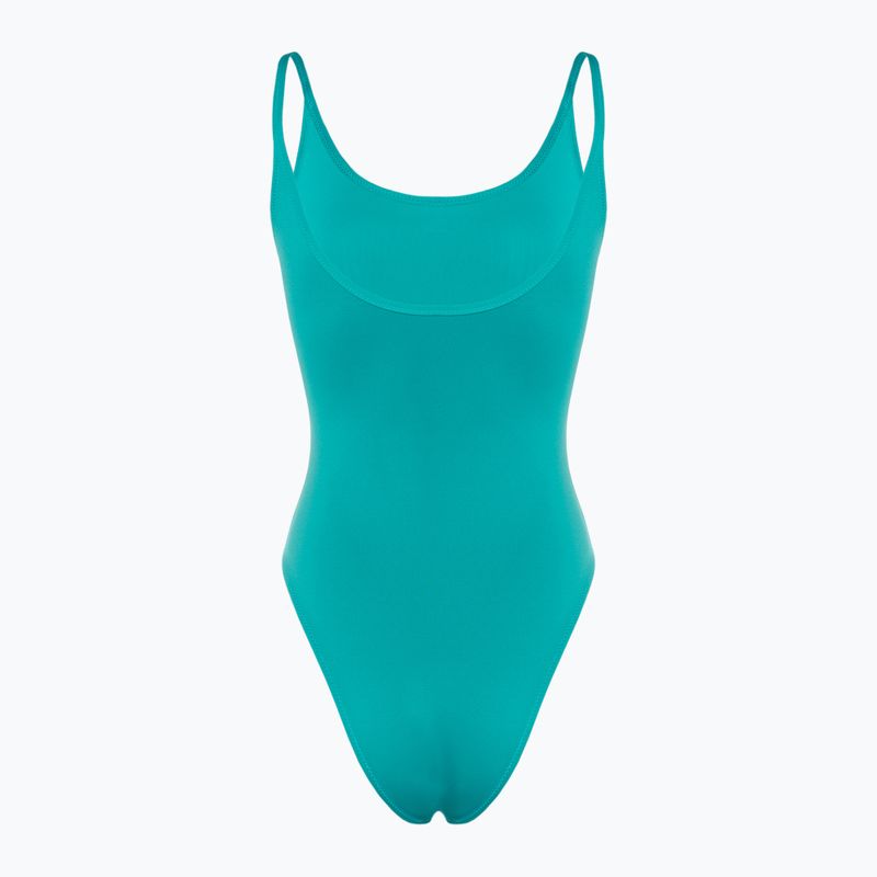 Women's one-piece swimsuit Calvin Klein Scoop One Piece blue ocean 2