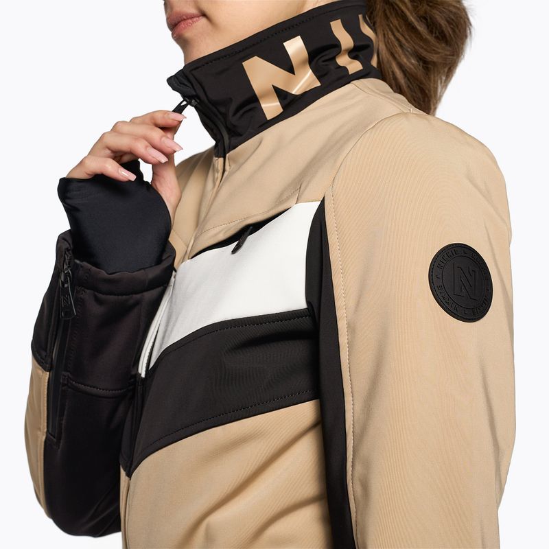 Women's ski suit Nikkie Uriel Ski dark hummus 3