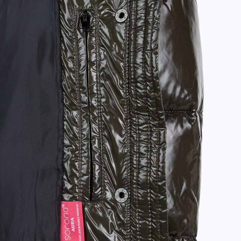Women's ski jacket Nikkie Uma Ski forest green 11