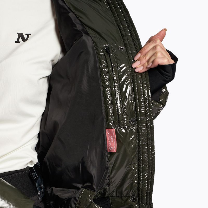 Women's ski jacket Nikkie Uma Ski forest green 5