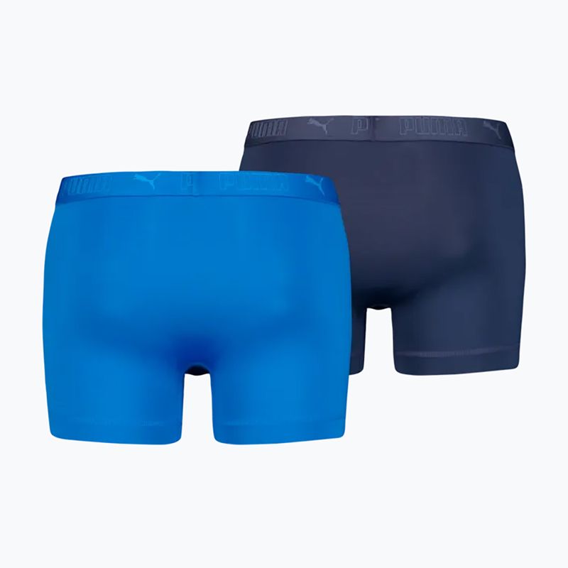 Men's boxers PUMA Sport Microfiber 2 pairs blue combo 2