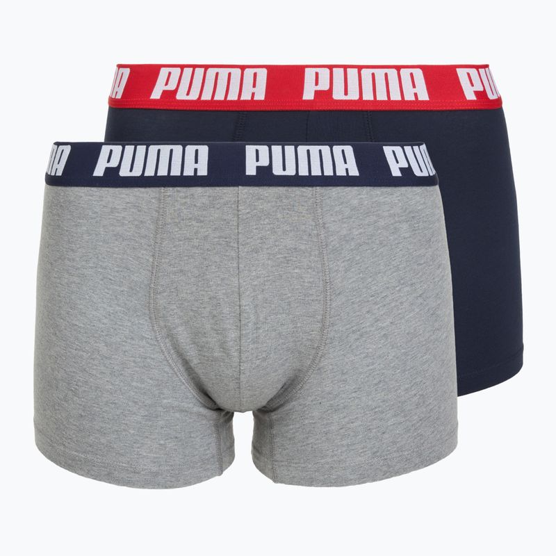 Men's boxers PUMA Everyday Basic 2 pairs navy/grey