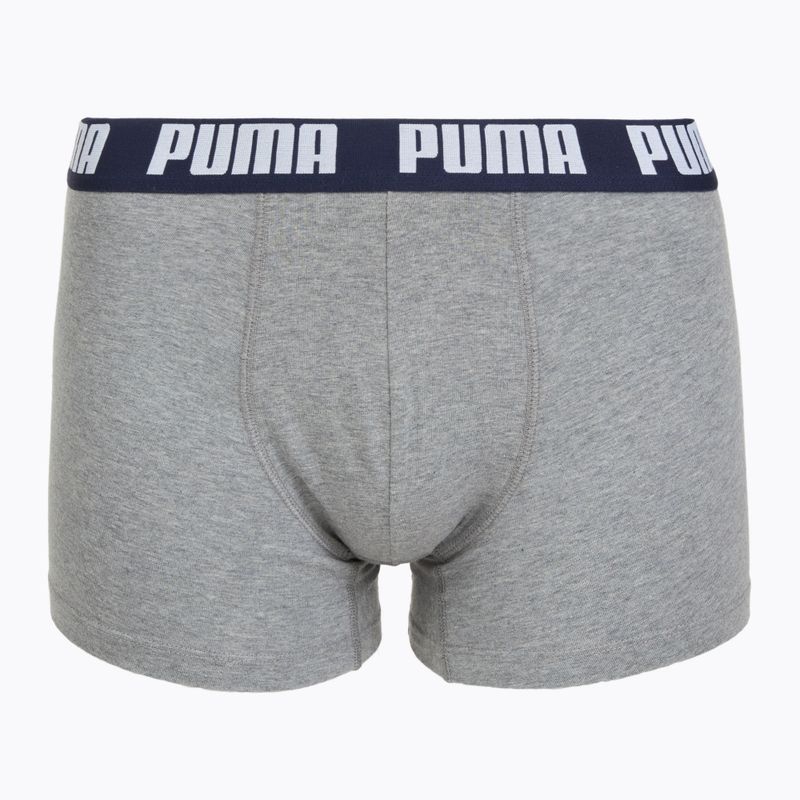 Men's boxers PUMA Everyday Basic 2 pairs navy/grey 2
