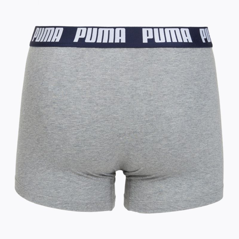 Men's boxers PUMA Everyday Basic 2 pairs navy/grey 3