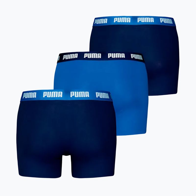 Men's boxers PUMA Everyday 3 pairs blue combo 2
