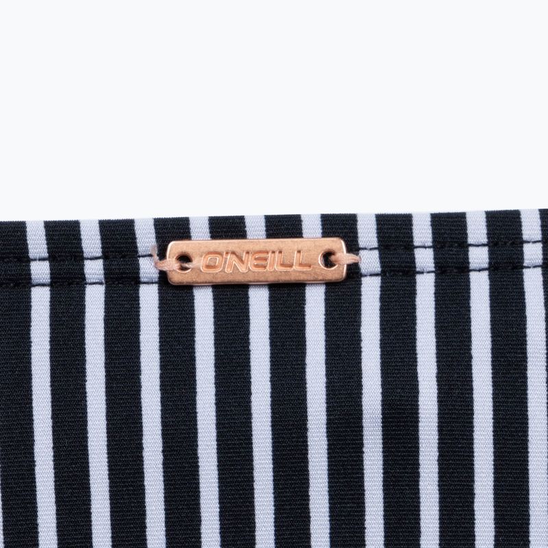 Women's two-piece swimsuit O'Neill Capri Bondey Bikini black simple stripe 4