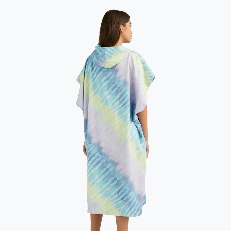 O'Neill Quick Dry Jack`s blue tie dye women`s poncho 4