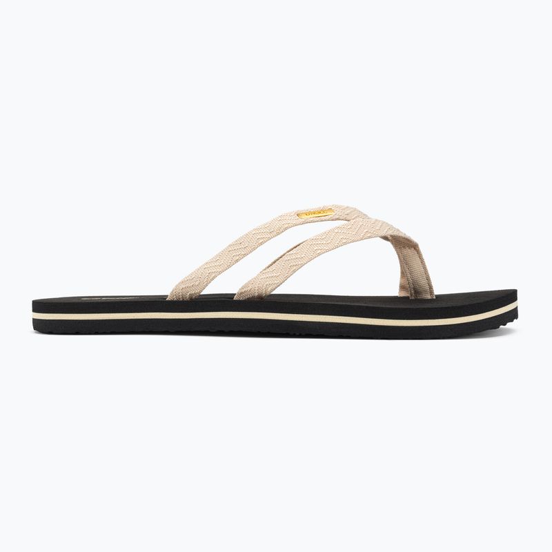 Women's O'Neill Ditsy Strap Bloom bleached sand flip flops 2