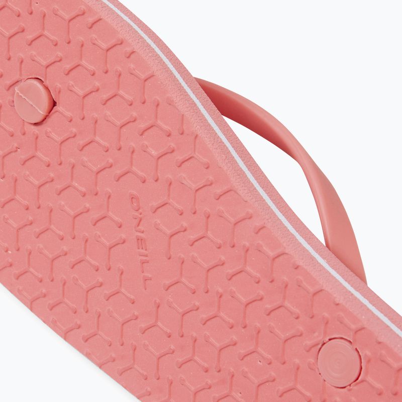 Women's O'Neill Profile Logo flip flops georgia peach 4