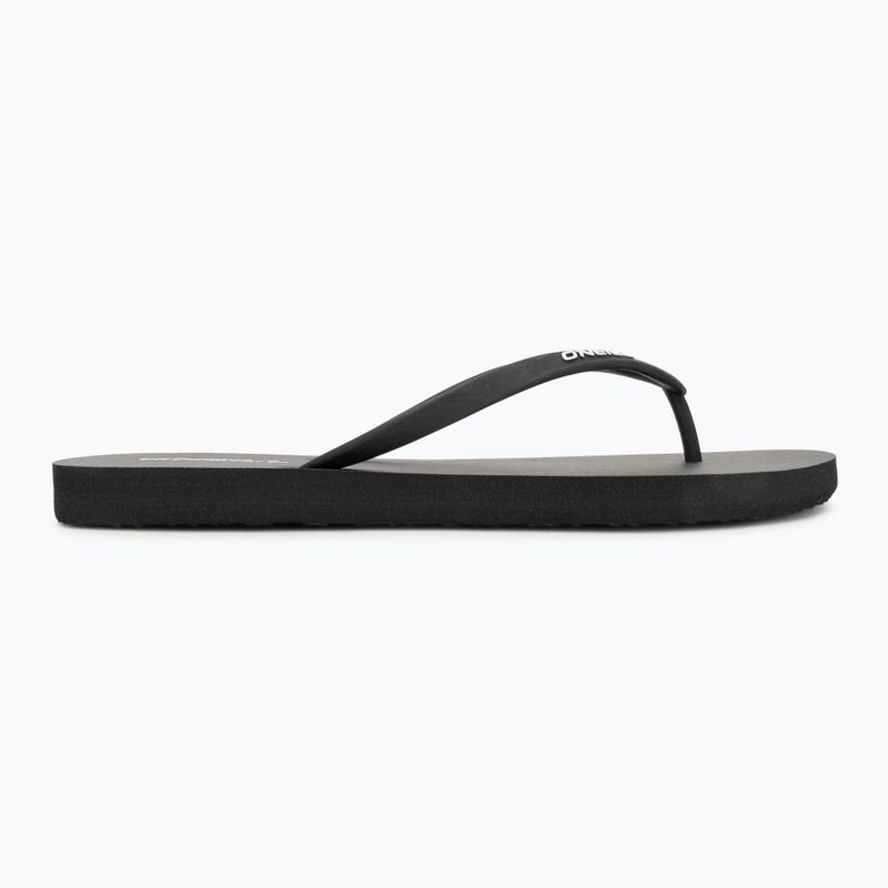 Women's O'Neill Profile Small Logo flip flops black out 2
