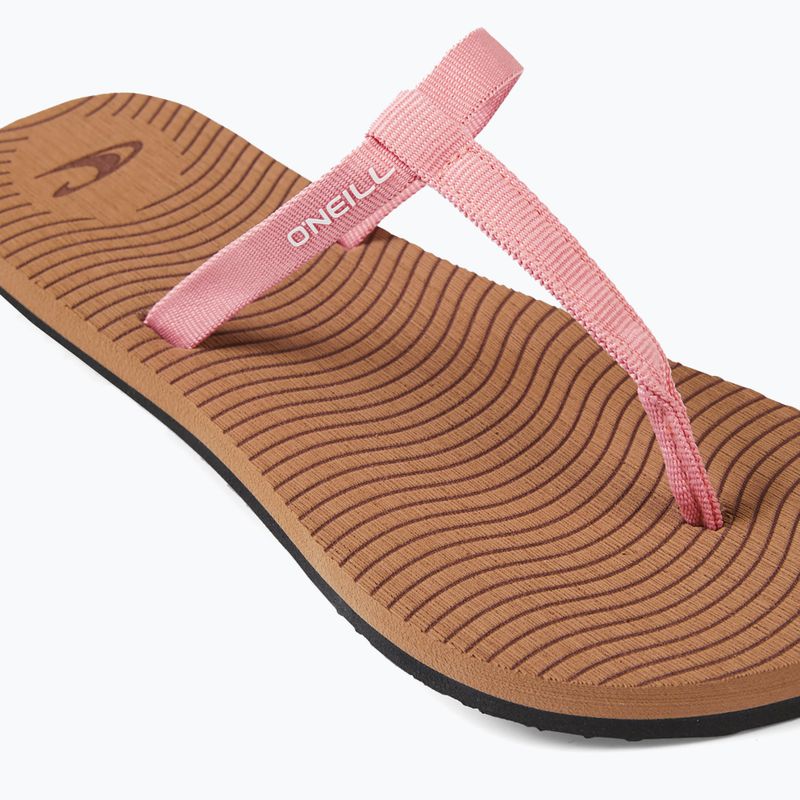 Women's O'Neill Cove Bloom georgia peach flip flops 12