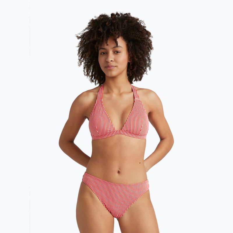 Women's two-piece swimsuit O'Neill Marga Cruz Bikini red simple stripe 2