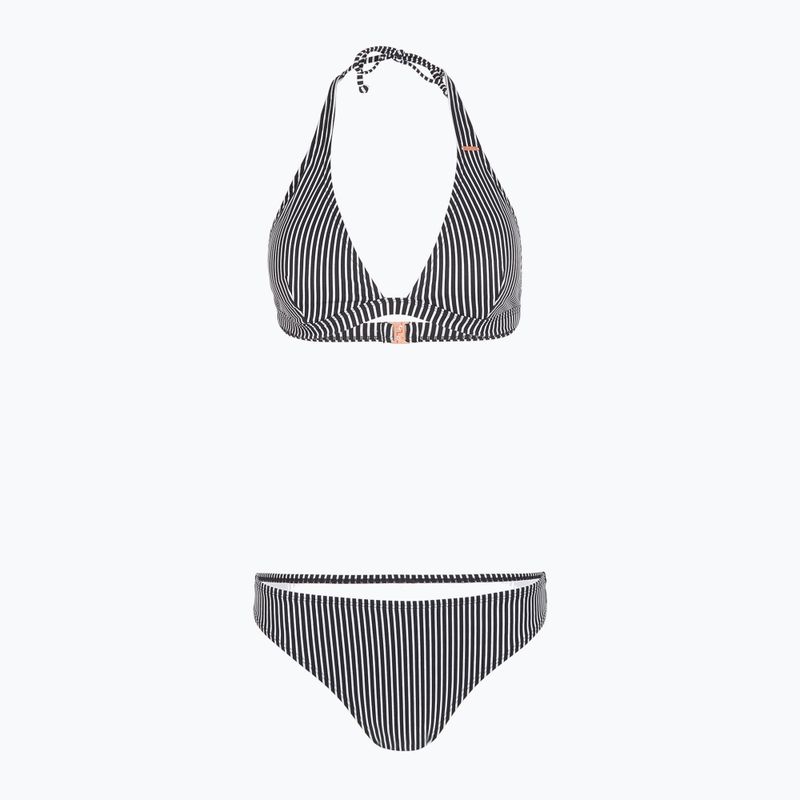 Women's two-piece swimsuit O'Neill Marga Cruz Bikini black simple stripe 5