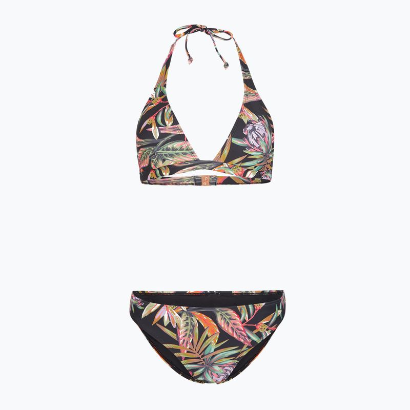 Women's two-piece swimsuit O'Neill Marga Rita Bikini black tropical flower