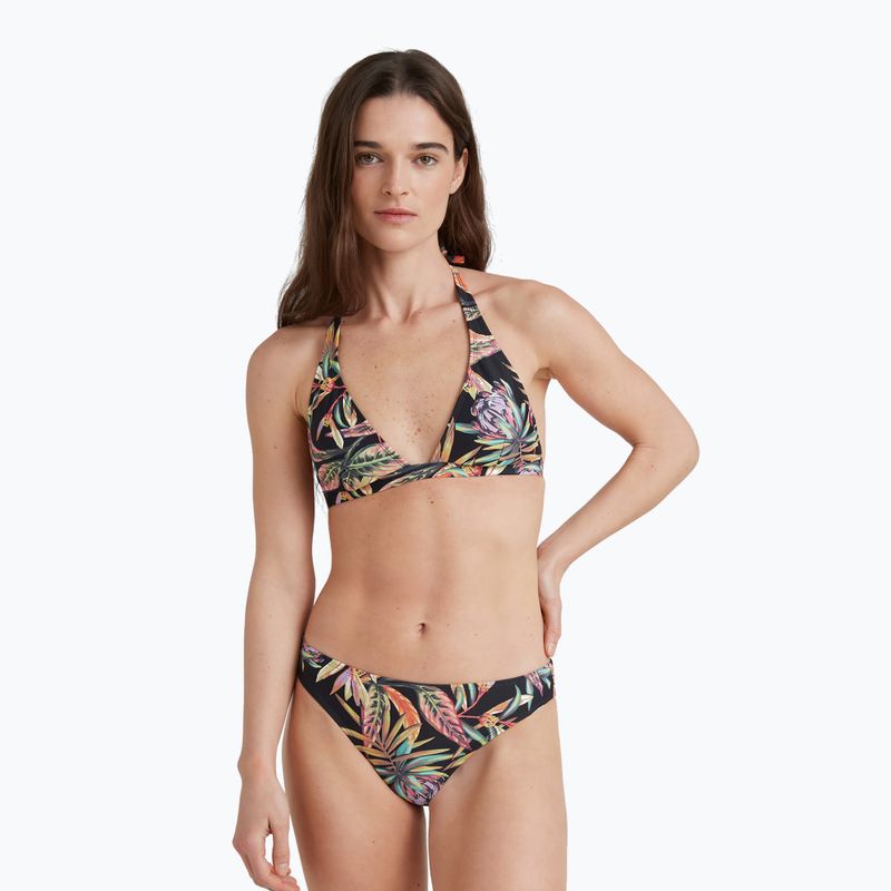 Women's two-piece swimsuit O'Neill Marga Rita Bikini black tropical flower 2