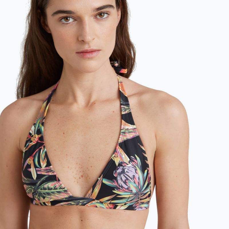 Women's two-piece swimsuit O'Neill Marga Rita Bikini black tropical flower 5