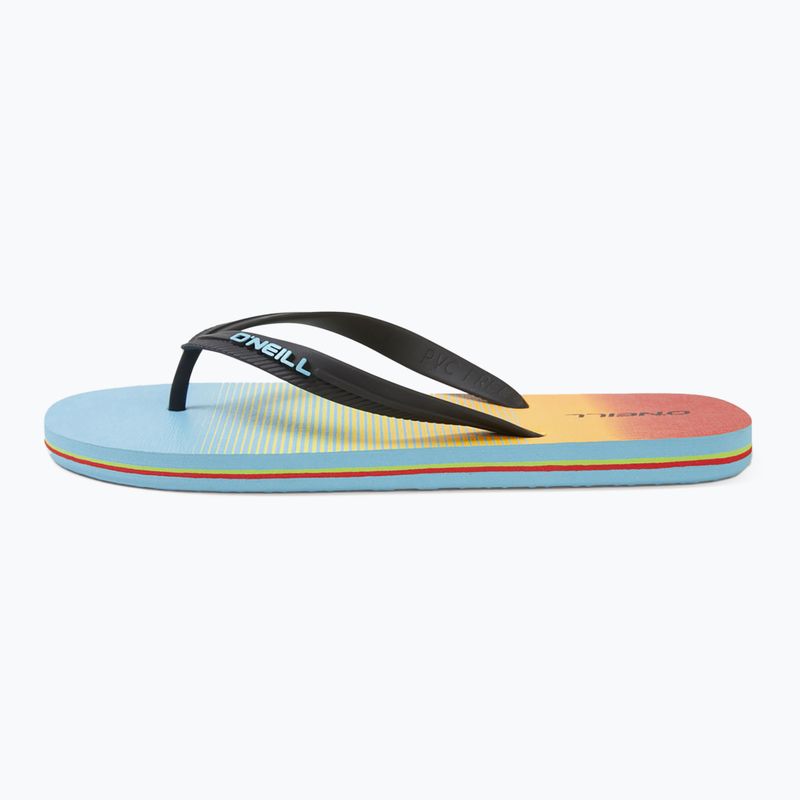 Men's O'Neill Profile Gradient flip flops light blue simple gradient 10