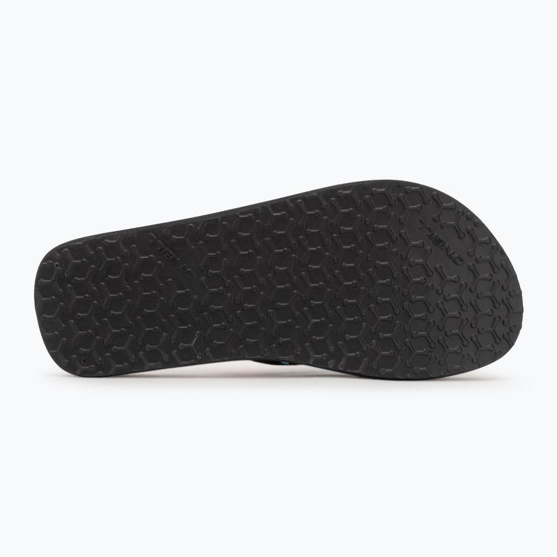 O'Neill Ditsy Sun black/blue bluemchen children's flip flops 4