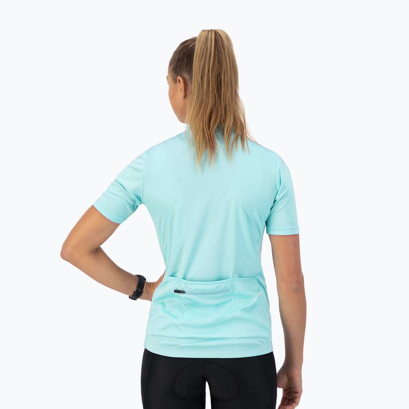 Women's cycling jersey Rogelli Core light blue 2