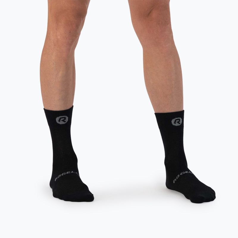 Rogelli Core black cycling socks 2