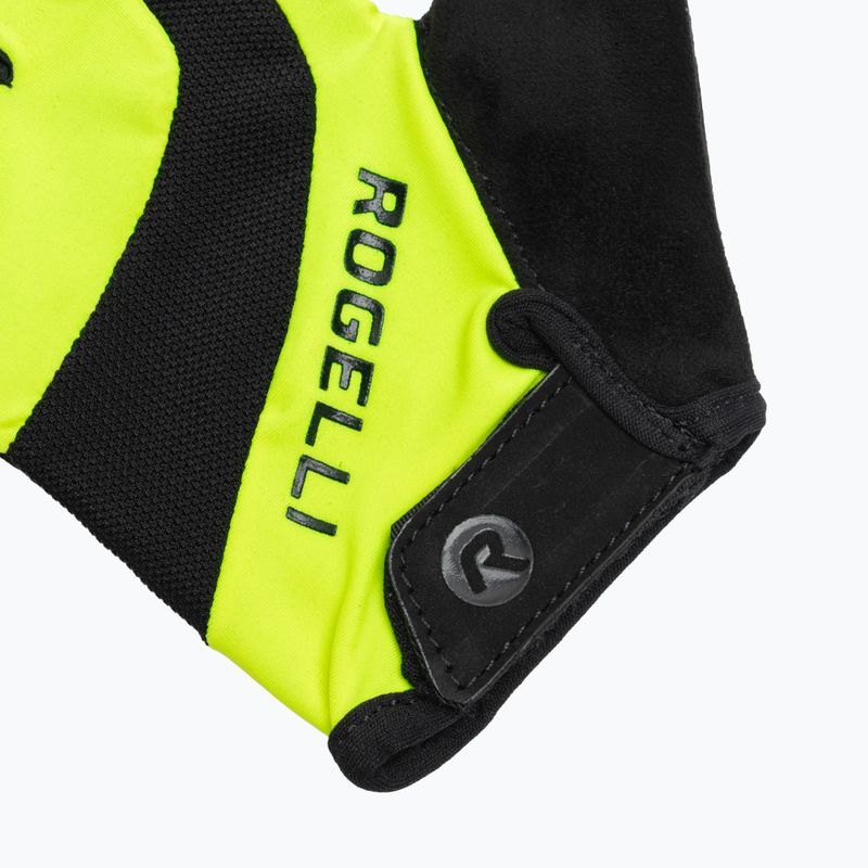 Men's cycling gloves Phoenix II fluor yellow 4