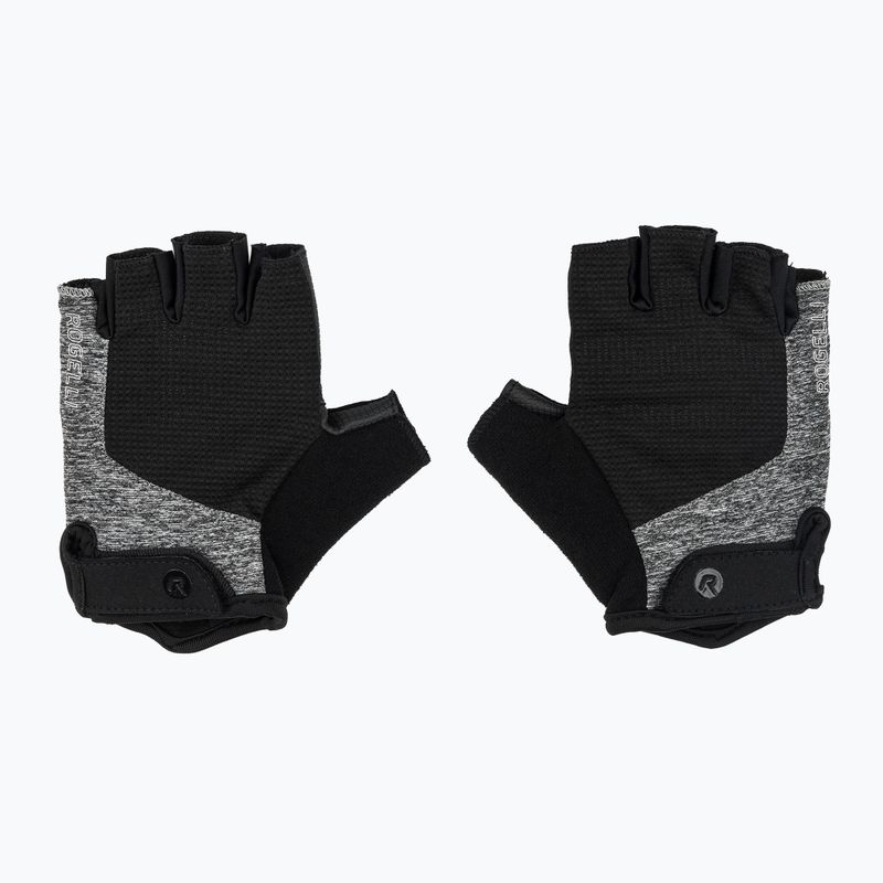 Women's cycling gloves Rogelli Essential W black/grey 2