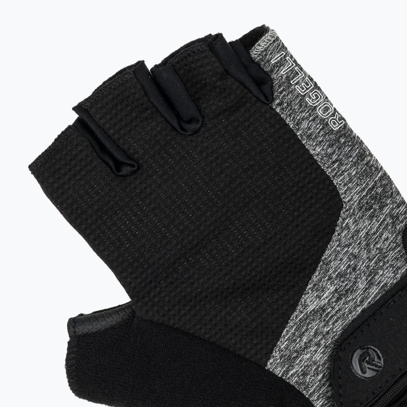 Women's cycling gloves Rogelli Essential W black/grey 5