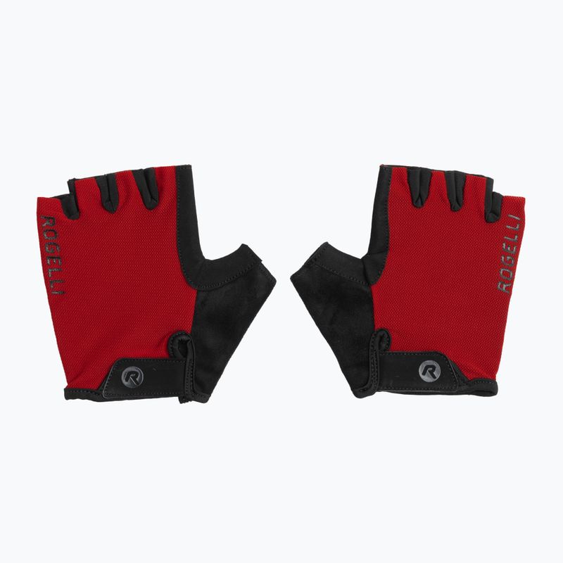 Men's cycling gloves Rogelli Core red 2