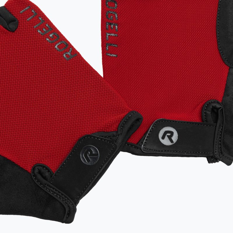Men's cycling gloves Rogelli Core red 5
