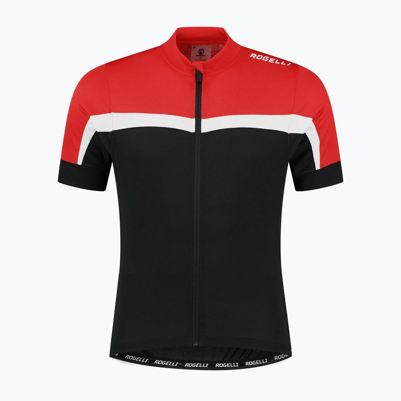 Rogelli men's cycling jersey Course black/red/white 3