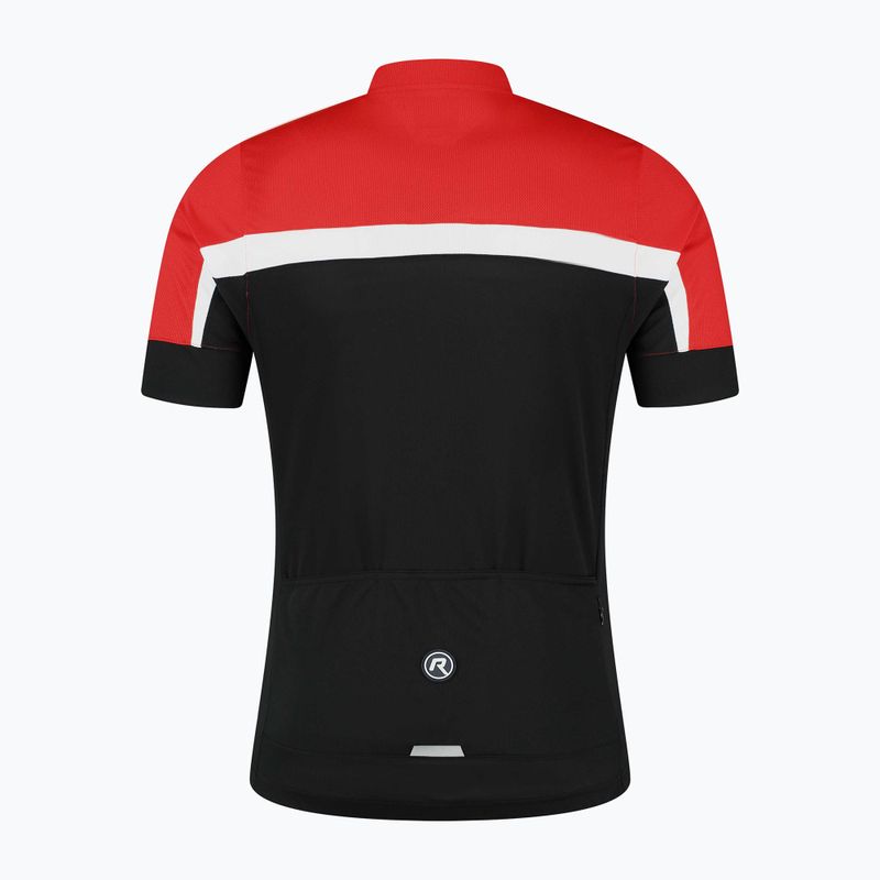 Rogelli men's cycling jersey Course black/red/white 4